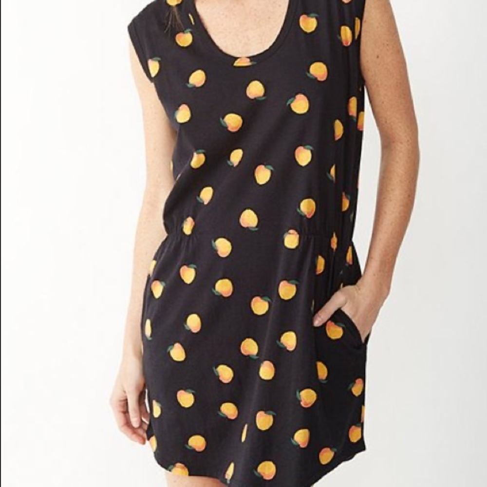 Alternative Apparel Peach Print Mini Dress